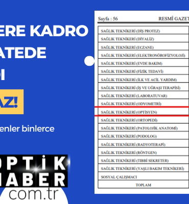 RESMİ GAZATEDE YAYINLANDI