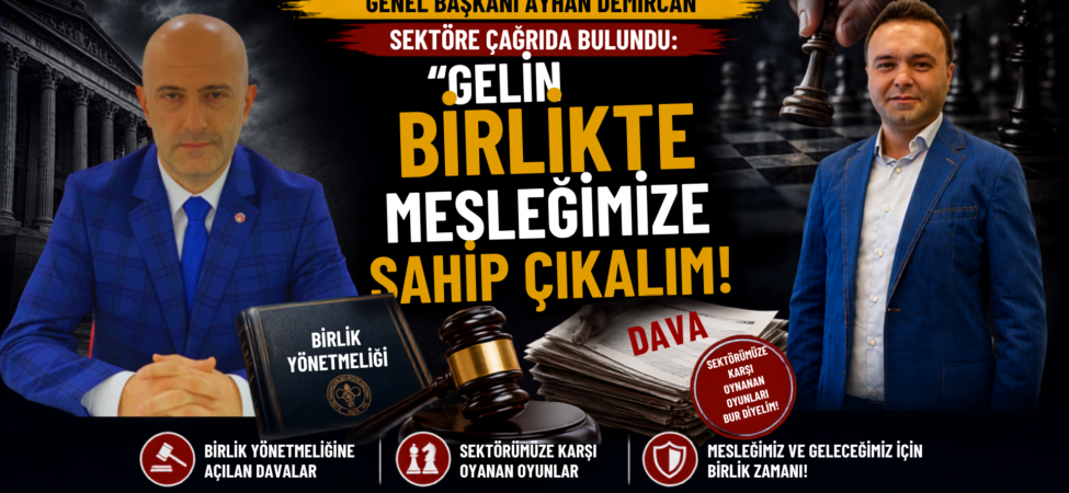 sektörümüze karşı oyNanan oyunları bur diyelim!